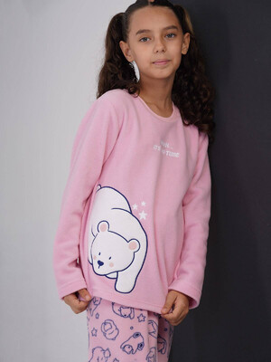 Купить Флисовый комплект с брюками VIENETTA KIDS 3041720401 в Украина в Lingerie.ua - Одяг для дому та відпочинку, Фото 2