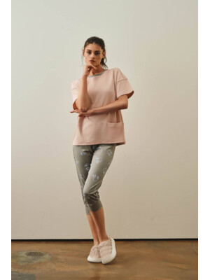 Купить Хлопковый комплект с капри HAYS 27178 в Украина в Lingerie.ua - Одяг для дому та відпочинку, Фото 7