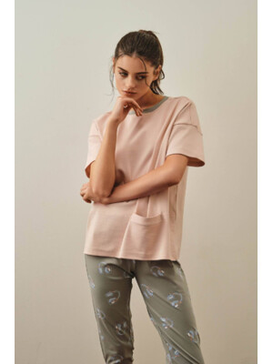 Купить Хлопковый комплект с капри HAYS 27178 в Украина в Lingerie.ua - Одяг для дому та відпочинку, Фото 5