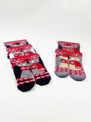 Купить Махровые носки новогодние комплект 2 в 1 PIER LONE 1369 в Украина