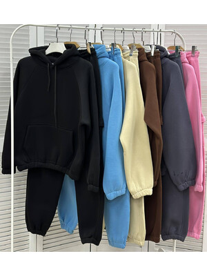 Купить ОПТОМ Теплый женский костюм с брюками карго Little Secret 2810 в Украина в Lingerie.ua - Одяг для дому та відпочинку, Фото 3