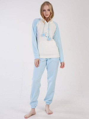 Теплый флисовый костюм с худи VIENETTA 3052190000