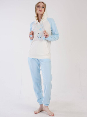 Купить Теплый флисовый костюм с худи VIENETTA 3052190000 в Украина в Lingerie.ua - Одяг для дому та відпочинку, Фото 7