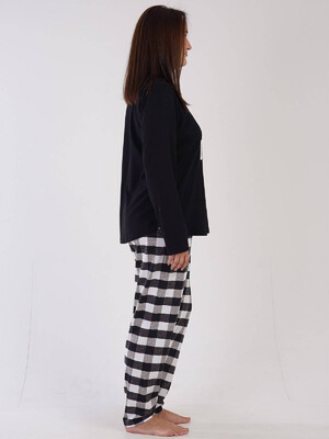 Купить Хлопковый домашний костюм с брюками VIENETTA 3050683264 в Украина в Lingerie.ua - Одяг для дому та відпочинку, Фото 2