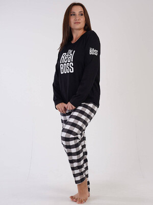 Купить Хлопковый домашний костюм с брюками VIENETTA 3050683264 в Украина в Lingerie.ua - Одяг для дому та відпочинку, Фото 5