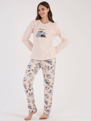 Купить Флисовый теплый костюм VIENETTA 3040470303 в Украина в Lingerie.ua - Одяг для дому та відпочинку, Фото 4