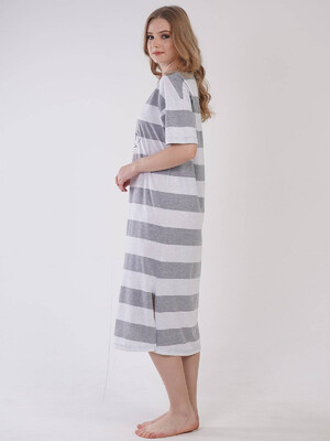 Купить Бавовняна нічна сорочка довга VIENETTA 3090200000 в Украина в Lingerie.ua - Одяг для дому та відпочинку, Фото 2