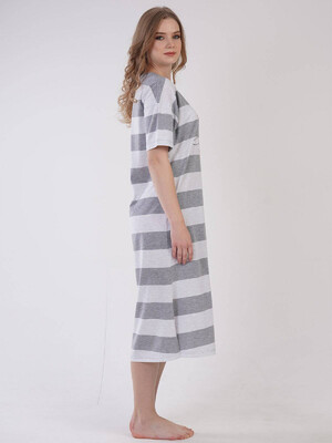 Купить Бавовняна нічна сорочка довга VIENETTA 3090200000 в Украина в Lingerie.ua - Одяг для дому та відпочинку, Фото 3