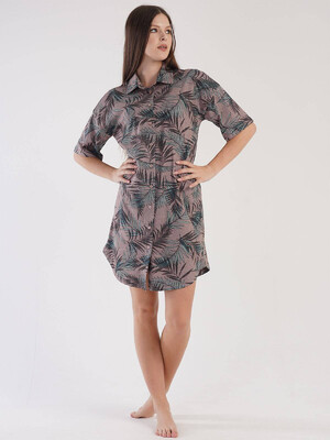 Купить Хлопковый халат на пуговицах VIENETTA 3041470451 в Украина в Lingerie.ua - Одяг для дому та відпочинку, Фото 4