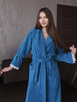 Купить Махровый халат с кружевом LINGERIE 170279 в Украина в Lingerie.ua - Одяг для дому та відпочинку, Фото 14