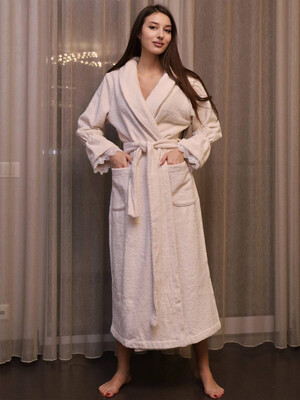 Купить Махровый халат с кружевом LINGERIE 170279 в Украина в Lingerie.ua - Одяг для дому та відпочинку, Фото 5