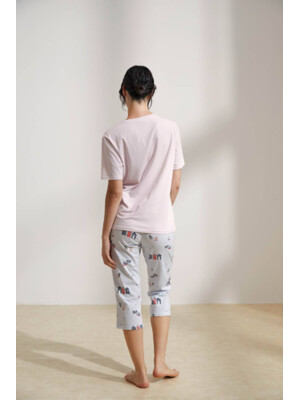 Купить Хлопковый комплект из футболки и капри HAYS 36133 в Украина в Lingerie.ua - Одяг для дому та відпочинку, Фото 2