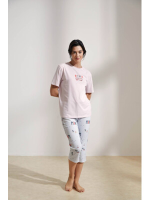 Купить Хлопковый комплект из футболки и капри HAYS 36133 в Украина в Lingerie.ua - Одяг для дому та відпочинку, Фото 5