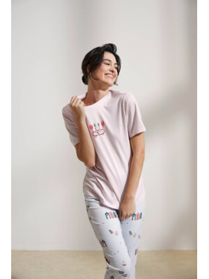 Купить Хлопковый комплект из футболки и капри HAYS 36133 в Украина в Lingerie.ua - Одяг для дому та відпочинку, Фото 8