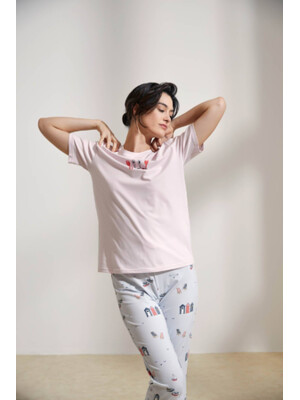 Купить Хлопковый комплект из футболки и капри HAYS 36133 в Украина в Lingerie.ua - Одяг для дому та відпочинку, Фото 9