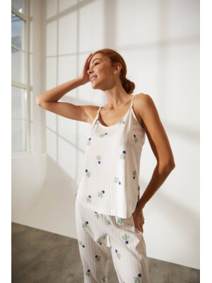 Купить Хлопковый комплект из майки и капри HAYS 36164 в Украина в Lingerie.ua - Одяг для дому та відпочинку, Фото 6