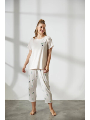 Купить Хлопковый комплект из футболки и капри HAYS 36432 в Украина в Lingerie.ua - Одяг для дому та відпочинку, Фото 8