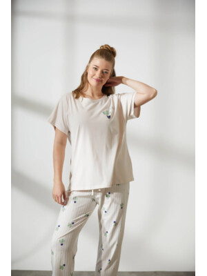 Купить Хлопковый комплект из футболки и капри HAYS 36432 в Украина в Lingerie.ua - Одяг для дому та відпочинку, Фото 4