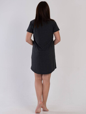 Купить Хлопковая туника с коротким рукавом VIENETTA 3113110000 в Украина в Lingerie.ua - Одяг для дому та відпочинку, Фото 4