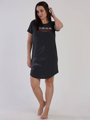 Купить Хлопковая туника с коротким рукавом VIENETTA 3113110000 в Украина в Lingerie.ua - Одяг для дому та відпочинку, Фото 5