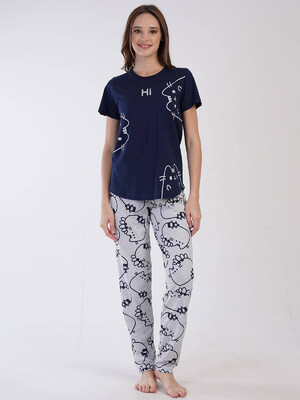 Купить Хлопковый комплект с брюками VIENETTA 3100621427 в Украина в Lingerie.ua - Одяг для дому та відпочинку, Фото 2