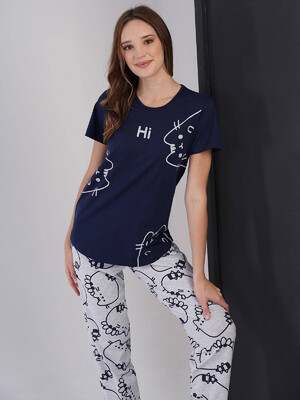 Купить Хлопковый комплект с брюками VIENETTA 3100621427 в Украина в Lingerie.ua - Одяг для дому та відпочинку, Фото 10