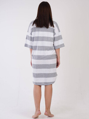 Купить Хлопковый халат рубашка на пуговицах VIENETTA 3090190000 в Украина в Lingerie.ua - Одяг для дому та відпочинку, Фото 2