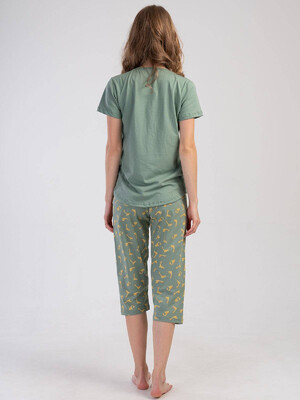 Купить Хлопковый комплект с капри VIENETTA 3110265033 в Украина в Lingerie.ua - Одяг для дому та відпочинку, Фото 7