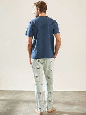 Купить Бавовняний комплект із футболки та штанів HAYS 36433 в Украина в Lingerie.ua - Одяг для дому та відпочинку, Фото 6