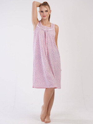 Купить Хлопковая ночная сорочка без рукавов VIENETTA 1613911002 в Украина