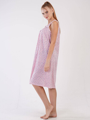 Купить Хлопковая ночная сорочка без рукавов VIENETTA 1613911002 в Украина в Lingerie.ua - Одяг для дому та відпочинку, Фото 3