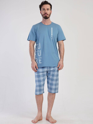 Купить Хлопковый костюм большого размера с капри VIENETTA MAN 3100232338 в Украина в Lingerie.ua - Одяг для дому та відпочинку, Фото 7