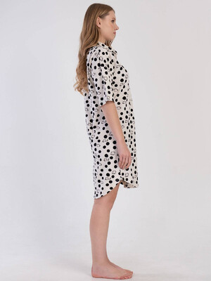 Купить Халат рубашка с коротким рукавом VIENETTA 3110376078 в Украина в Lingerie.ua - Одяг для дому та відпочинку, Фото 5