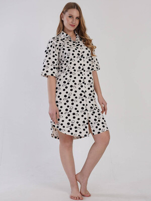 Купить Халат рубашка с коротким рукавом VIENETTA 3110376078 в Украина в Lingerie.ua - Одяг для дому та відпочинку, Фото 6