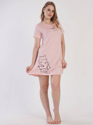 Купить Хлопковая туника короткая VIENETTA 3110360000 в Украина в Lingerie.ua - Одяг для дому та відпочинку, Фото 4