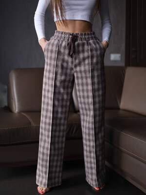 Купить Кашемировые брюки в клетку LINGERIE 170698 в Украина