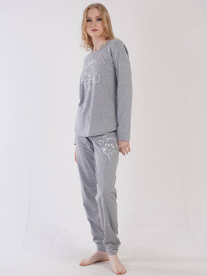 Купить Хлопковый комплект с брюками VIENETTA 3060430000 в Украина в Lingerie.ua - Одяг для дому та відпочинку, Фото 2
