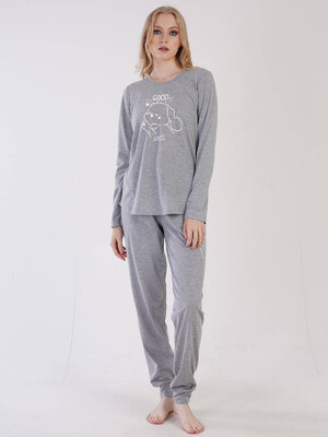 Купить Хлопковый комплект с брюками VIENETTA 3060430000 в Украина в Lingerie.ua - Одяг для дому та відпочинку, Фото 6