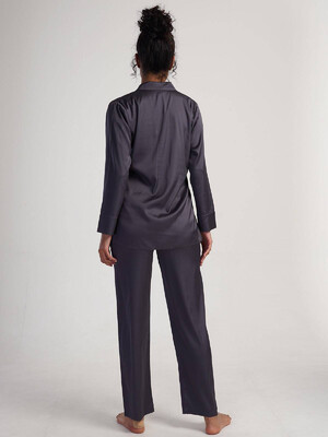 Купить Шелковая пижама с длинным рукавом VIENETTA 1616955364 в Украина в Lingerie.ua - Одяг для дому та відпочинку, Фото 2