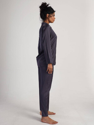 Купить Шелковая пижама с длинным рукавом VIENETTA 1616955364 в Украина в Lingerie.ua - Одяг для дому та відпочинку, Фото 5