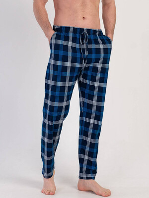 Купить Хлопковые мужские домашние брюки в клетку VIENETTA MAN 3111620554 в Украина в Lingerie.ua - Одяг для дому та відпочинку, Фото 4
