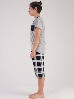 Купить Хлопковый комплект с капри VIENETTA KIDS 2127446006 в Украина в Lingerie.ua - Одяг для дому та відпочинку, Фото 3