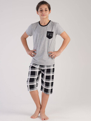 Купить Хлопковый комплект с капри VIENETTA KIDS 2127446006 в Украина в Lingerie.ua - Одяг для дому та відпочинку, Фото 4