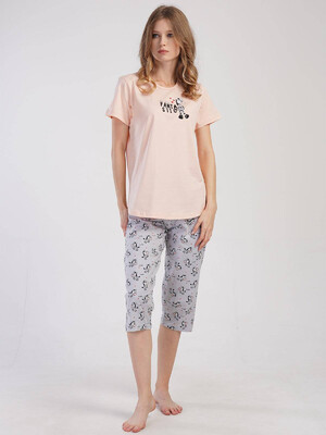 Купить Хлопковый комплект с капри VIENETTA 3111790719 в Украина в Lingerie.ua - Одяг для дому та відпочинку, Фото 5