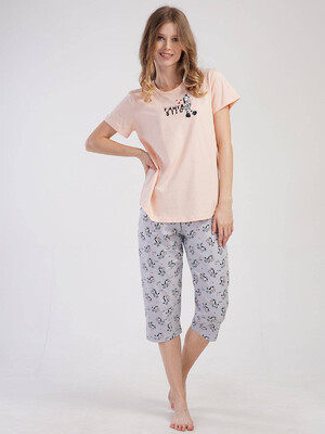 Купить Хлопковый комплект с капри VIENETTA 3111790719 в Украина в Lingerie.ua - Одяг для дому та відпочинку, Фото 7