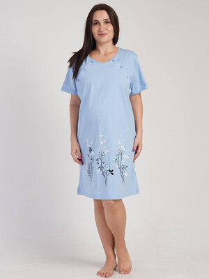 Купить Хлопковая туника для беременных и кормящих мам VIENETTA 3113830000 в Украина в Lingerie.ua - Одяг для дому та відпочинку, Фото 5