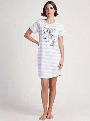 Купить Хлопковая туника с коротким рукавом VIENETTA 3120370000 в Украина в Lingerie.ua - Одяг для дому та відпочинку, Фото 4