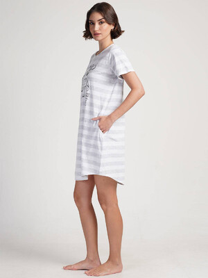 Купить Хлопковая туника с коротким рукавом VIENETTA 3120370000 в Украина в Lingerie.ua - Одяг для дому та відпочинку, Фото 5