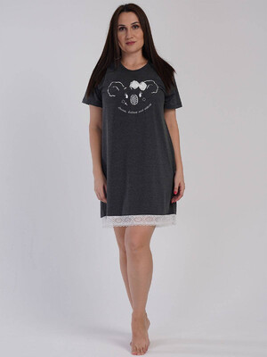 Купить Туника большого размера с коротким рукавом VIENETTA 4010160000 в Украина в Lingerie.ua - Одяг для дому та відпочинку, Фото 1