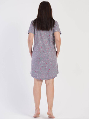 Купить Хлопковая домашняя туника с коротким рукавом VIENETTA 3110990561 в Украина в Lingerie.ua - Одяг для дому та відпочинку, Фото 3